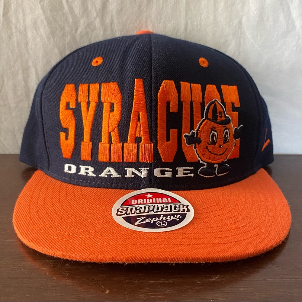 Zephyr Syracuse Orange Snapback Hat Flat Bill NCAA